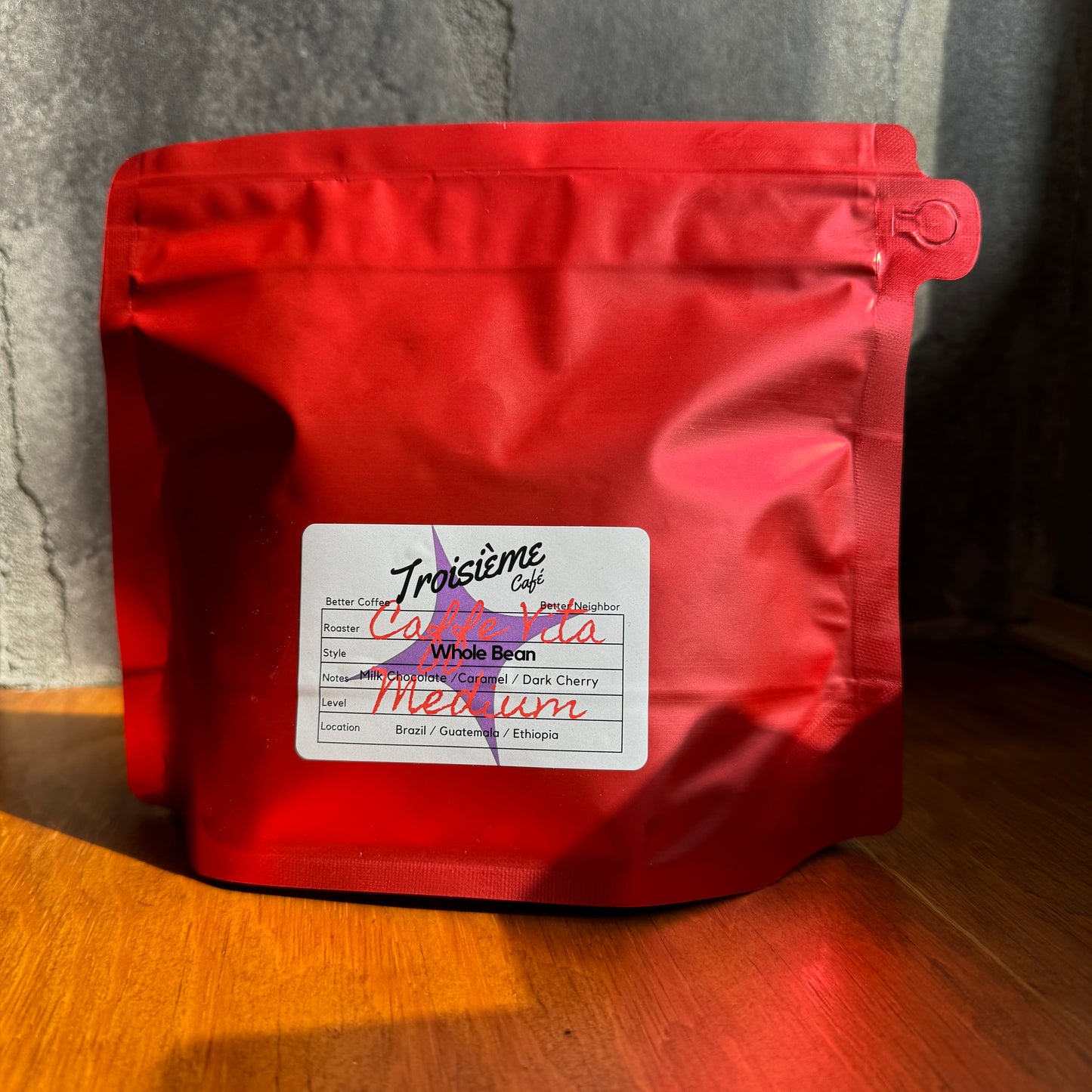 10oz Whole Bean Médium Blend Coffee