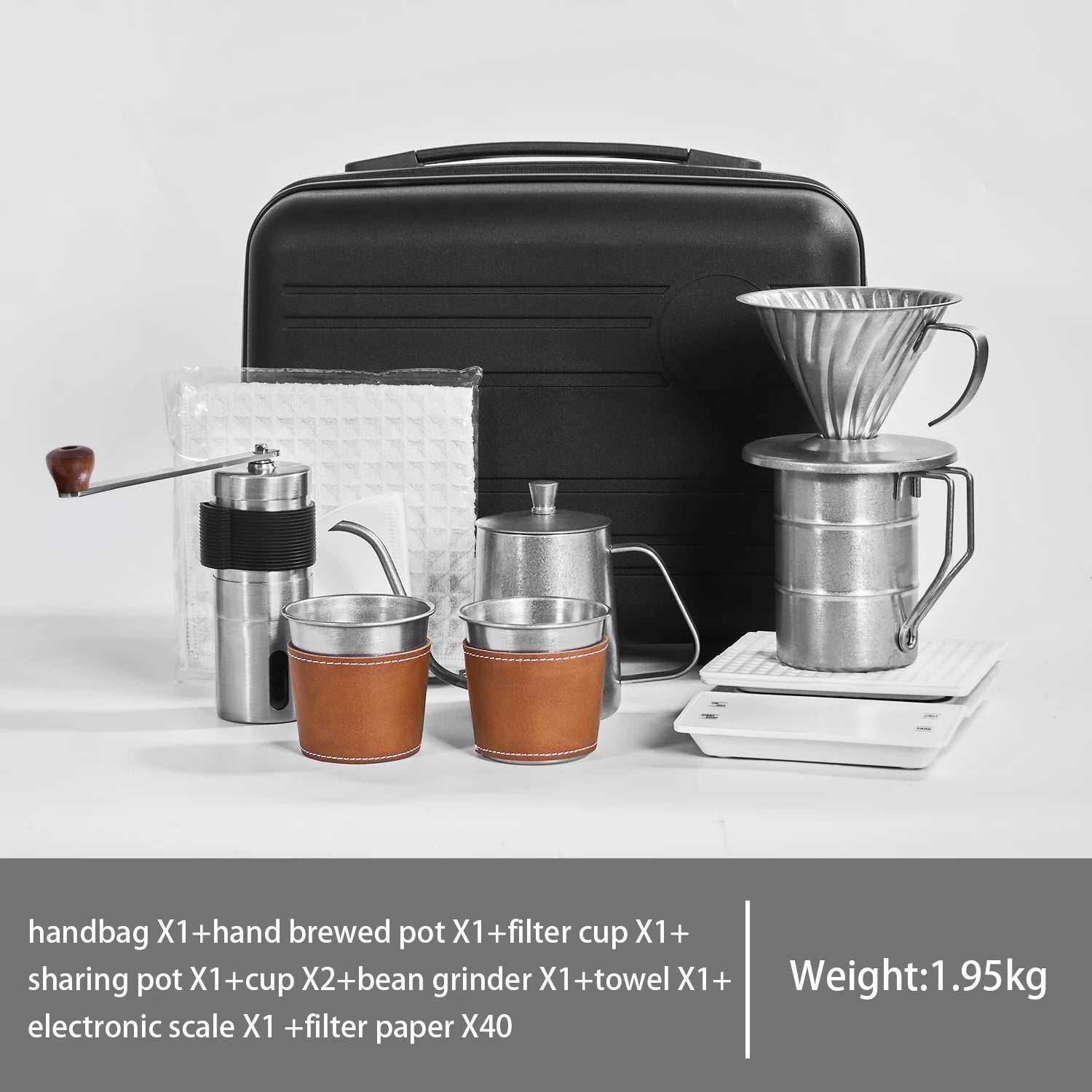 BANLEE Travel Pour Over Coffee Maker Gift Set – Troisieme Cafe