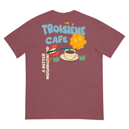Men’s Garment Dyed Cartoon BCBN Tee