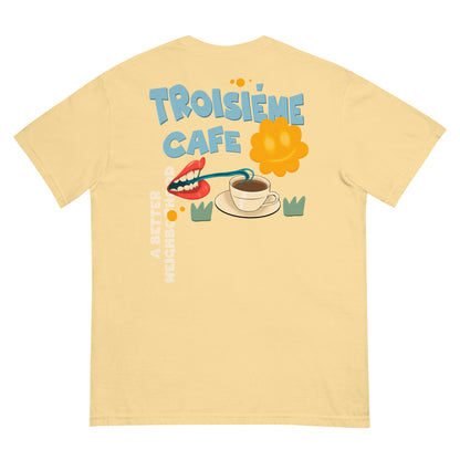 Men’s Garment Dyed Cartoon BCBN Tee